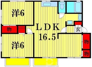 ツインハイム【2階】の間取り