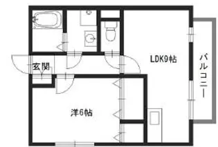 サニーハイツ【2階】の間取り