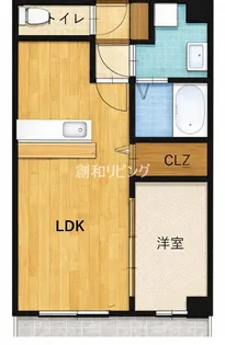 MODERNPALAZZO文教通り【8階】の間取り