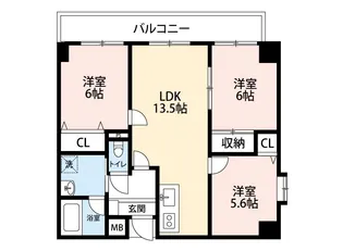 ステラハイム【3階】の間取り