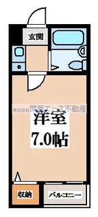 宝持ホワイトハイツ【3階】の間取り