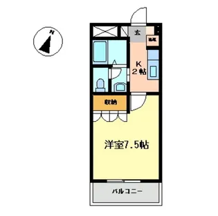 L・SANSEN【2階】の間取り