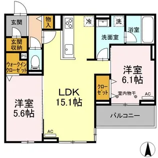 ラフォーレ【3階】の間取り