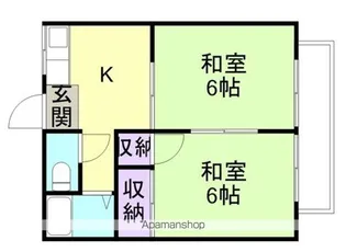 ハイツ大和【2階】の間取り