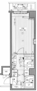 グランド・ガーラ横浜関内【5階】の間取り