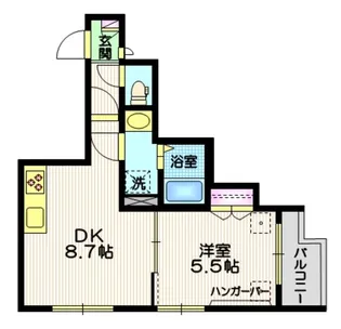 ボヌールメゾン【1階】の間取り