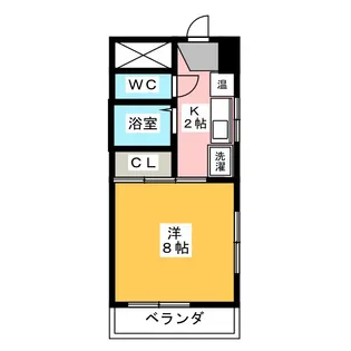 アゼリアコート名東【3階】の間取り