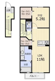 グランツ【2階】の間取り