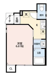 Gemini East & West【1階】の間取り