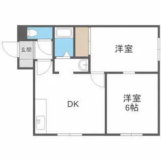 ビッグバーンズマンション伏古I【3階】の間取り