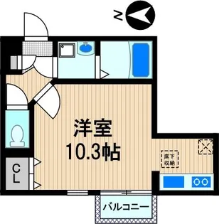 レアルコート【1階】の間取り