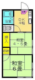 第二岡部荘【2階】の間取り