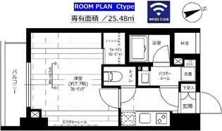 ステージファースト八丁堀【6階】の間取り
