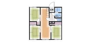 タウニー四和【2階】の間取り