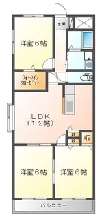 VIA EMILIA【5階】の間取り