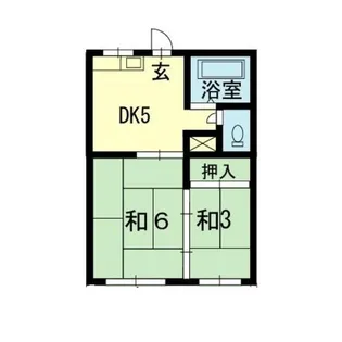 サンライフ国府【1階】の間取り