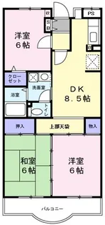オークランド5弐番館【4階】の間取り