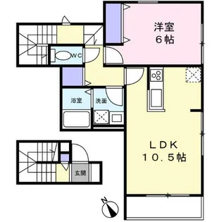 アベニール(Avenir)【2階】の間取り