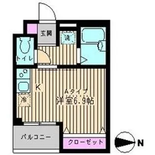 エルピス大久保【2階】の間取り