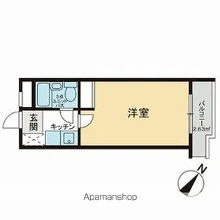 トップ池袋第2【2階】の間取り