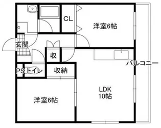ボヌールシャンスI【5階】の間取り