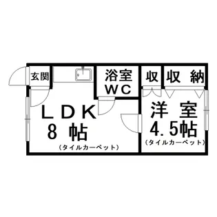 コーポWith 1【2階】の間取り
