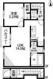 リーブルファイン西川手【2階】の間取り