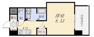 コスモシティーいづろ【4階】の間取り
