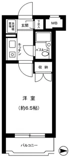 パレ・ドール柴又【1階】の間取り