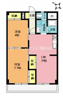 ベルメゾンおおすみ【3階】の間取り