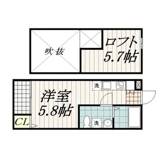 Eclair(エクレール)【2階】の間取り