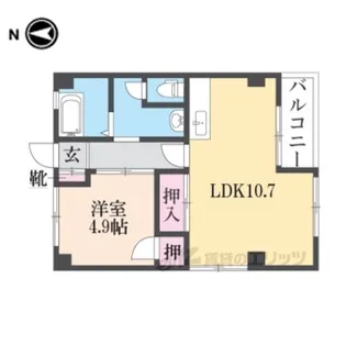 甲武ビル【4階】の間取り