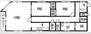 パレンテ【4階】の間取り