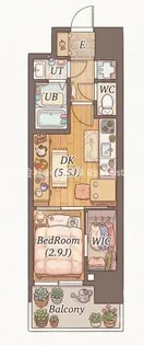 セレニテ新大阪プリエ【2階】の間取り