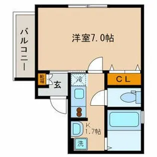キャバリアTK【1階】の間取り