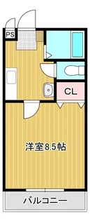 シティステイション弐番館【1階】の間取り