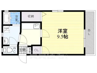 サラコート六甲【2階】の間取り
