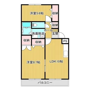 メゾン・フセ【3階】の間取り
