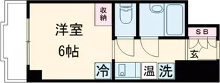 ウエストハウスIN Lani【9階】の間取り