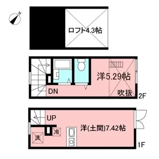 DOMAガレージハウスの間取り