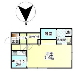 パスト中代【2階】の間取り