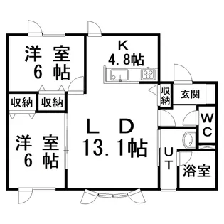 ブセナ・テラス【1階】の間取り