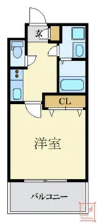 エンクレスト博多駅前III【5階】の間取り