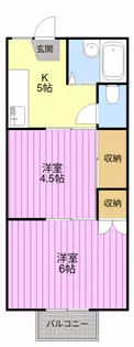 SOUTH SIDE【1階】の間取り