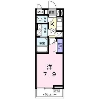 ラシアス【1階】の間取り