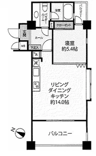 ランド南青山【3階】の間取り
