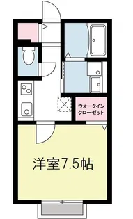 エクシードハイツ【2階】の間取り