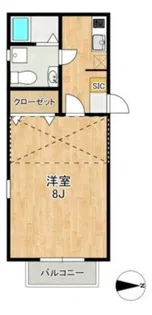 アメリカンリバティー所沢13【1階】の間取り
