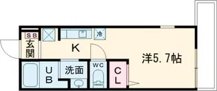 K・S武蔵関【1階】の間取り