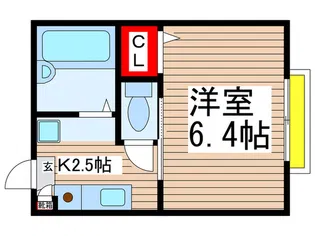 アンビション八千代【1階】の間取り